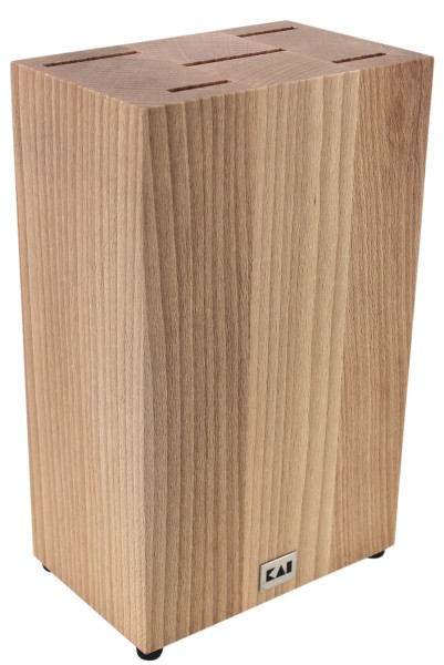 KAI Messerblock aus Cube Buche für 5 Messer DM-0819