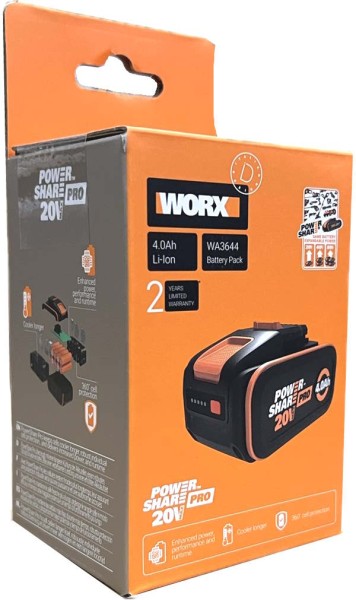 WORX WA3644 Akku Lithium 20V, 4.0 Ah Ersatzakku