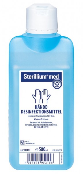 Sterillium® med Handdesinfektion 85% Desinfektionsmittel 0.5 Liter