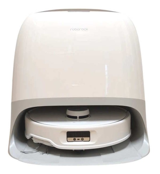 Roborock Qrevo Curv Staubsauger-Roboter mit Wischfunktion weiß B-Ware