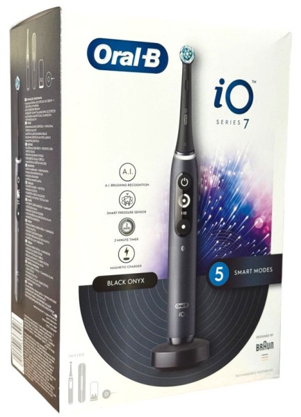 Braun Oral-B iO Series 7N Black Onyx Elektrische Zahnbürste