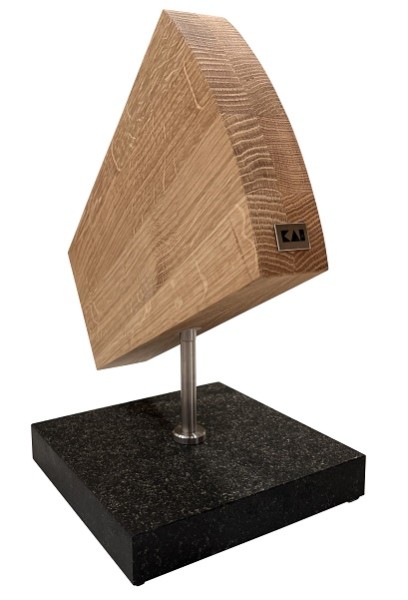 KAI Messerblock magnetisch aus Eiche / Granit für 6 Messer DM-0794