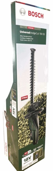 Bosch UniversalHedgeCut 18-55 Akku-Heckenschere Akku &amp; Ladegerät 0600849J01