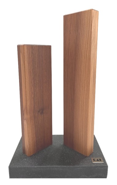 KAI Messerblock aus Stonehenge Walnuss / Granit für 4 Messer STH-4.3