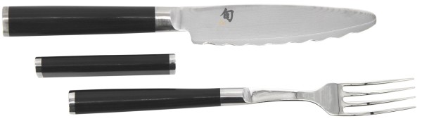 KAI Shun Classic Gabel &amp; Messer Besteck-Set 3 tlg. DM-0908