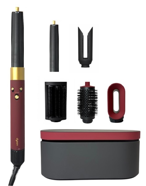 Dyson Airwrap Co-anda2x Straight + Wavy Multihaarstyler Samtrot / Gold